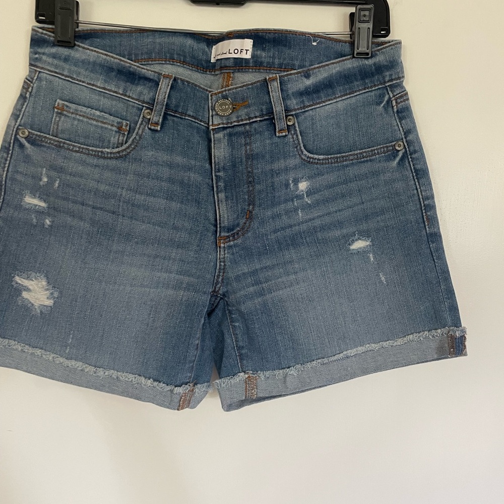 LOFT Women's Boyfriend Denim Shorts